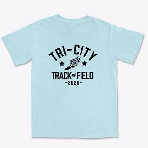 Tri-city Christian School Track and Field Premium Heavyweight T-shirt