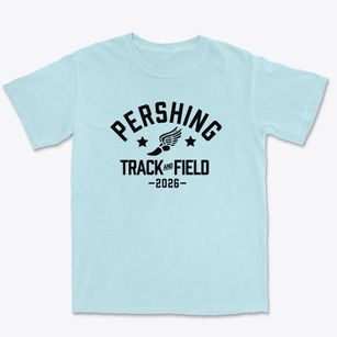 Pershing Middle School Track and Field Premium Heavyweight T-shirt