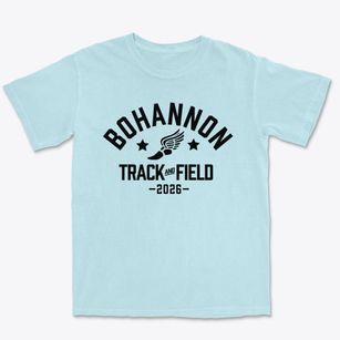 Bohannon Middle School Track and Field Premium Heavyweight T-shirt