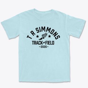 T R Simmons Elementary School Track and Field Premium Heavyweight T-shirt