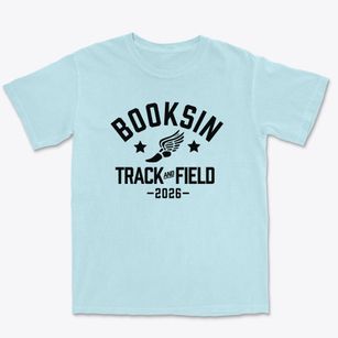 Booksin Elementary School Track and Field Premium Heavyweight T-shirt