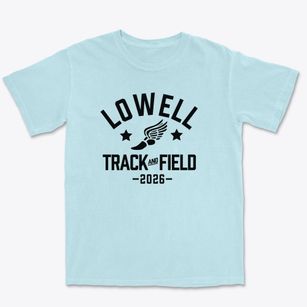 Lowell High School Track and Field Premium Heavyweight T-shirt