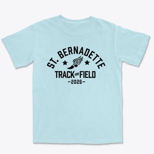 Saint Bernadette School Track and Field Premium Heavyweight T-shirt