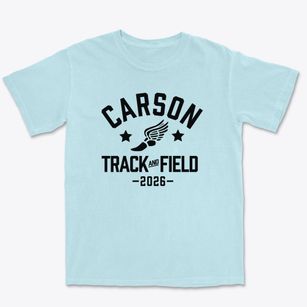 Carson Middle School Track and Field Premium Heavyweight T-shirt