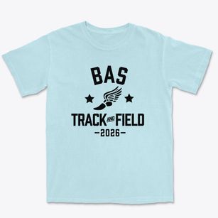 Brownsville Arts & Sciences Academy Track and Field Premium Heavyweight T-shirt