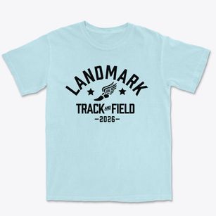 Landmark Christian School Track and Field Premium Heavyweight T-shirt