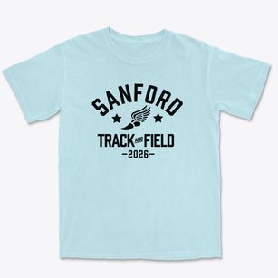 Sanford Middle School Track and Field Premium Heavyweight T-shirt