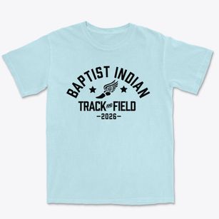 Baptist Indian Chapel School Track and Field Premium Heavyweight T-shirt