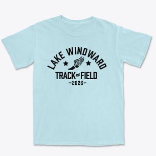 Lake Windward Elementary School Track and Field Premium Heavyweight T-shirt