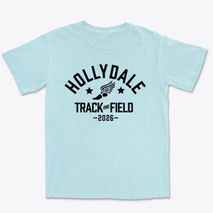 Hollydale Elementary School Track and Field Premium Heavyweight T-shirt