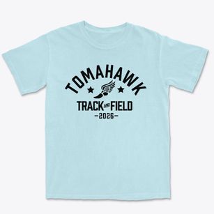 Tomahawk Elementary School Track and Field Premium Heavyweight T-shirt
