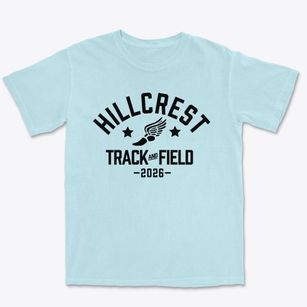 Hillcrest High School Track and Field Premium Heavyweight T-shirt