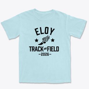 Eloy Junior High School Track and Field Premium Heavyweight T-shirt