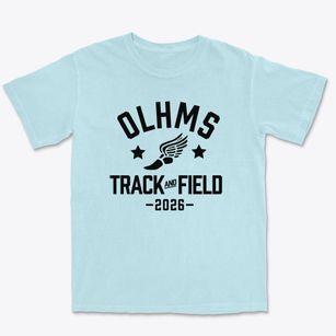 Oak Lawn-hometown Middle School Track and Field Premium Heavyweight T-shirt