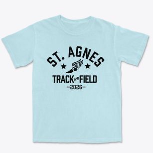 St. Agnes Track and Field Premium Heavyweight T-shirt