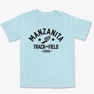Manzanita Elementary School Track and Field Premium Heavyweight T-shirt