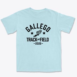 Gallego Elementary School Track and Field Premium Heavyweight T-shirt