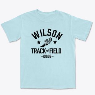 Marilyn Wilson Elementary School Track and Field Premium Heavyweight T-shirt