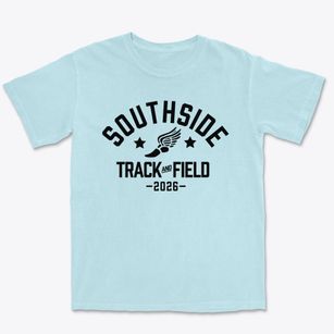 Southside Elementary School Track and Field Premium Heavyweight T-shirt