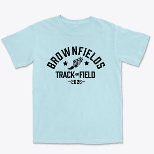 Brownfields Baptist Academy Track and Field Premium Heavyweight T-shirt