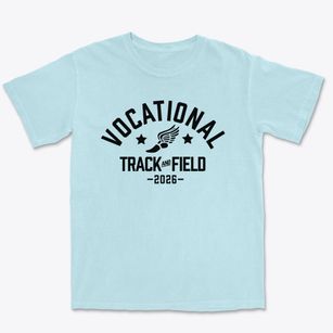 Vocational Region 2 School Track and Field Premium Heavyweight T-shirt