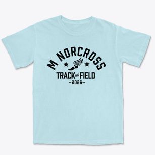 M Norcross Stratton Elementary School Track and Field Premium Heavyweight T-shirt