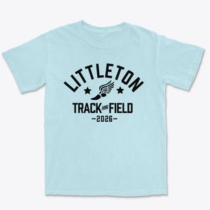 Littleton High School Track and Field Premium Heavyweight T-shirt