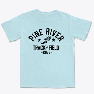 Pine River Middle School Track and Field Premium Heavyweight T-shirt