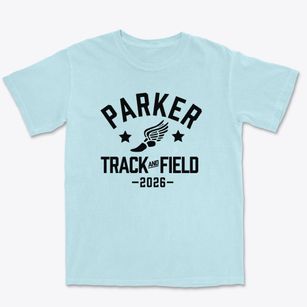 Parker Elementary School Track and Field Premium Heavyweight T-shirt