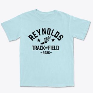 Reynolds Elementary School Track and Field Premium Heavyweight T-shirt