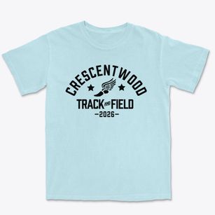 Crescentwood Elementary School Track and Field Premium Heavyweight T-shirt