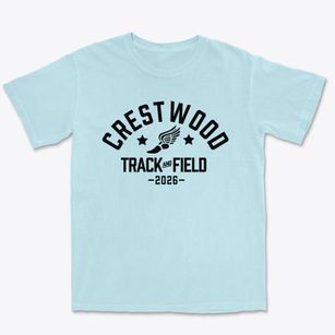 Crestwood Elementary School Track and Field Premium Heavyweight T-shirt