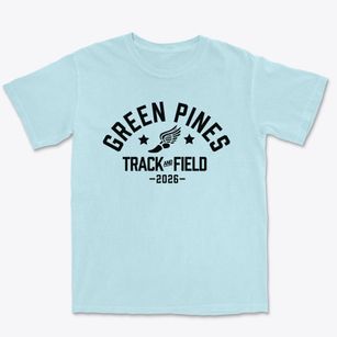 Green Pines Elementary School Track and Field Premium Heavyweight T-shirt
