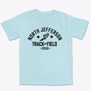 North Jefferson Intermediate Center Track and Field Premium Heavyweight T-shirt