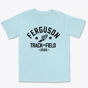 Ferguson Swim Team Track and Field Premium Heavyweight T-shirt
