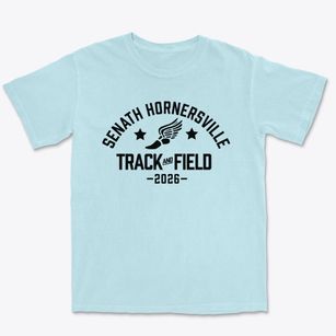 Senath Hornersville High School Track and Field Premium Heavyweight T-shirt