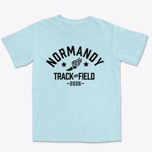 Normandy Middle School Track and Field Premium Heavyweight T-shirt