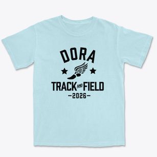 Dora High School Track and Field Premium Heavyweight T-shirt