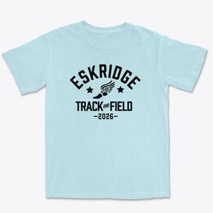 Melvin R Eskridge High School Track and Field Premium Heavyweight T-shirt