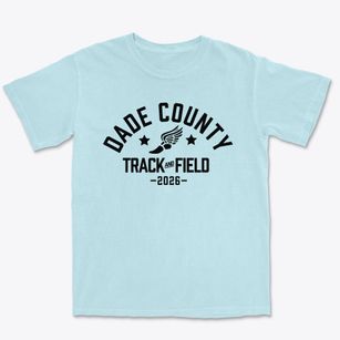 Dade County Christian Academy Track and Field Premium Heavyweight T-shirt