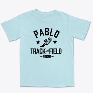 Pablo Elementary School Track and Field Premium Heavyweight T-shirt