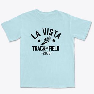 La Vista Junior High School Track and Field Premium Heavyweight T-shirt