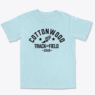 Cottonwood Elementary School Track and Field Premium Heavyweight T-shirt