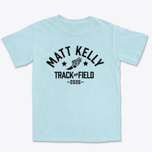 Matt Kelly Elementary School Track and Field Premium Heavyweight T-shirt
