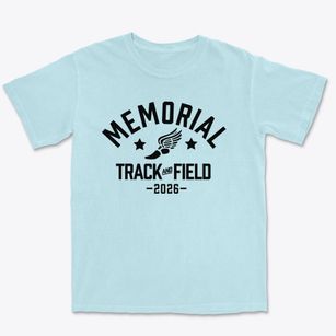 Manchester Memorial High School Track and Field Premium Heavyweight T-shirt