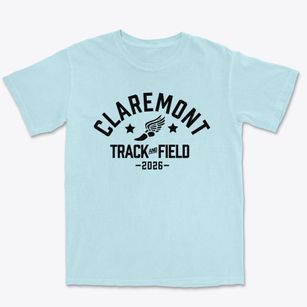 Claremont Christian Academy Track and Field Premium Heavyweight T-shirt