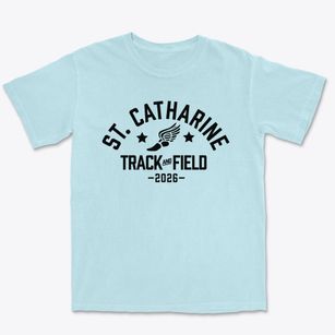 Saint Catharine Elementary School Track and Field Premium Heavyweight T-shirt