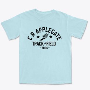C R Applegate Elementary School Track and Field Premium Heavyweight T-shirt