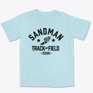 Sandman School Track and Field Premium Heavyweight T-shirt