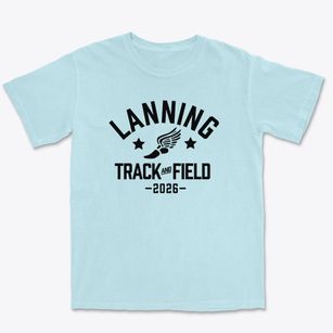 Lanning Square Fetters School Track and Field Premium Heavyweight T-shirt